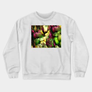 Summer Squash,  Avacado and Horseradish Salad Crewneck Sweatshirt